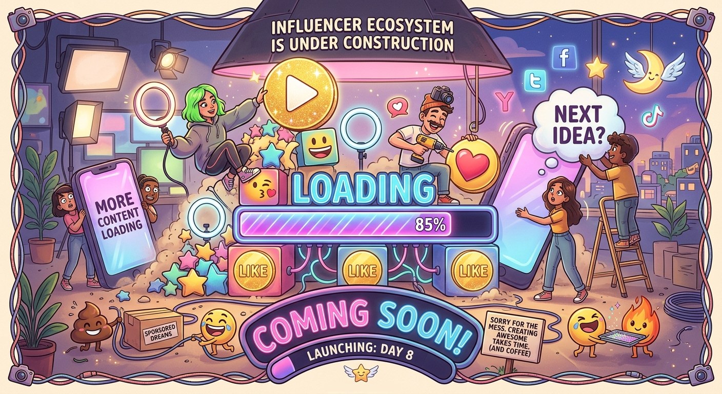 Influencer Ecosystem Illustration